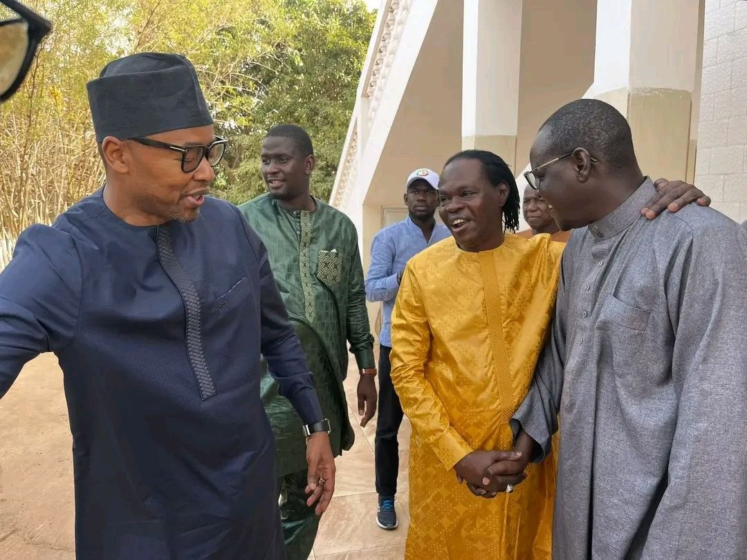 Baba Maal reçoit le Ministre Alpha Thiam